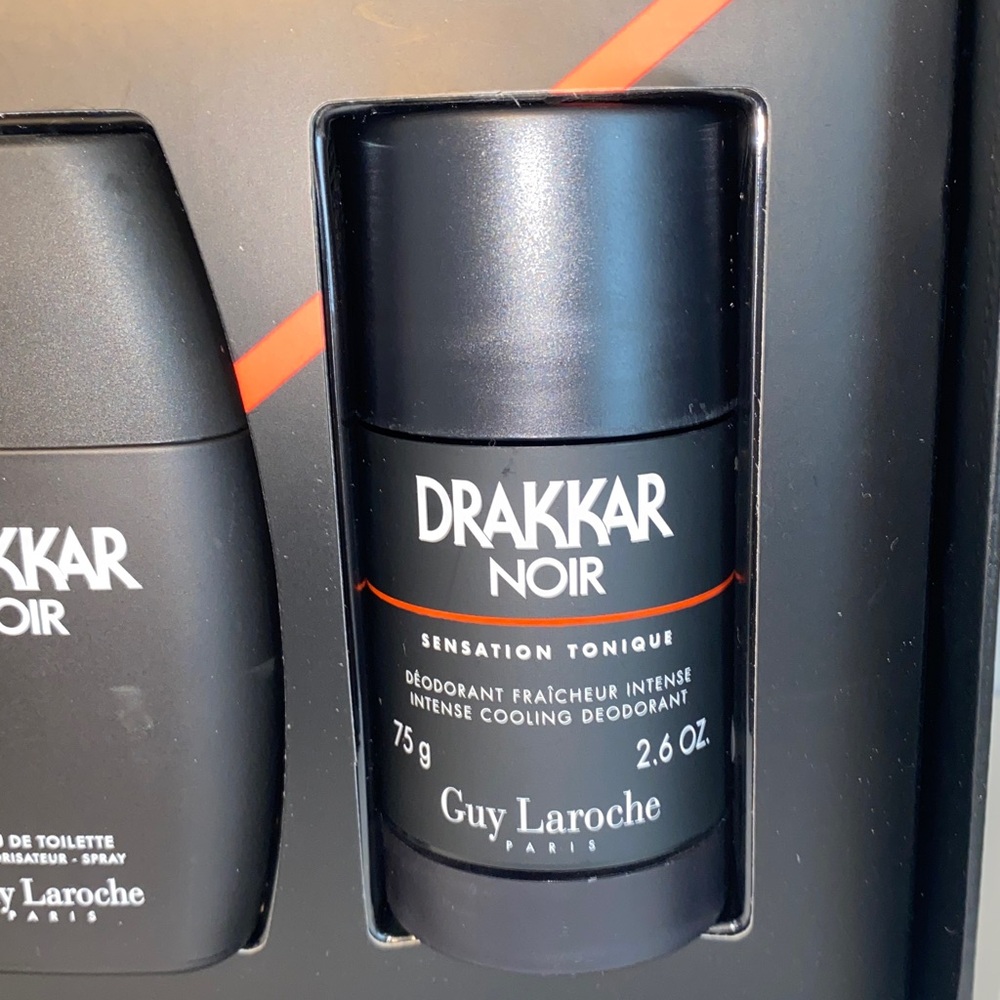Guy Laroche Drakkar Noir Men’s Grooming 3 Piece Set Beautiful Black Box Gift Set - Picture 6 of 7